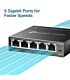 TP-Link TL-SG105E Network Switch L2 Gigabit Ethernet 10/100/1000 Mbits Black