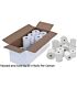 Postron Thermal 80mm X 80mm Paper Roll Colour White