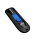 Transcend 256GB JF790 USB3.0 Capless Flash Drive - Black and Blue