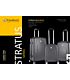 Travelwize Stratus ABS 3 Piece Set Dark Grey