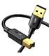 UGREEN US135 USB 2.0 to USB-B Printer Cable, 480Mbps - 2m