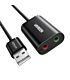 UGREEN USB to 3.5mm External Stereo Sound Adapter - Black