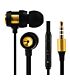 Volkano Alloy series metal earphone - Gold