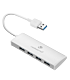 VolkanoX Media series 4 port USB hub with power cable