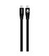 Volkano Slim series Type-C to Type-C cable black 1.2m