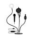 Volkano Insta series Ring light Desk Stand Vlogging Kit with Mic 