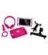 Volkano Kids 7 inch tablet Pink silicone cover headphone bundle