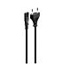 Volkano Presto series Power Cable 2 pin Figure 8 �to Type-C Euro 1.2m 5A - black