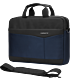 Volkano Seismic 15.6 inch Laptop Shoulder Bag Black and Navy