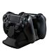 SparkFox Dual Controller Charging Station Black - PS4
