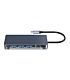 Orico 6 Port 3 x USB3.0|1 x HDMI|1 x RJ45|1 x Type-C Transparent Hub - Grey