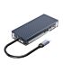 Orico 6 Port 3 x USB3.0|1 x HDMI|1 x TF|1 x SD Transparent Hub - Grey