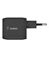 Belkin BoostCharge Pro Dual 45W USB-C GaN Wall Charger with PPS Black