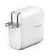 Belkin Dual 65W USB-C GaN Wall Charger with PPS - White