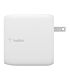 Belkin Dual 65W USB-C GaN Wall Charger with PPS - White