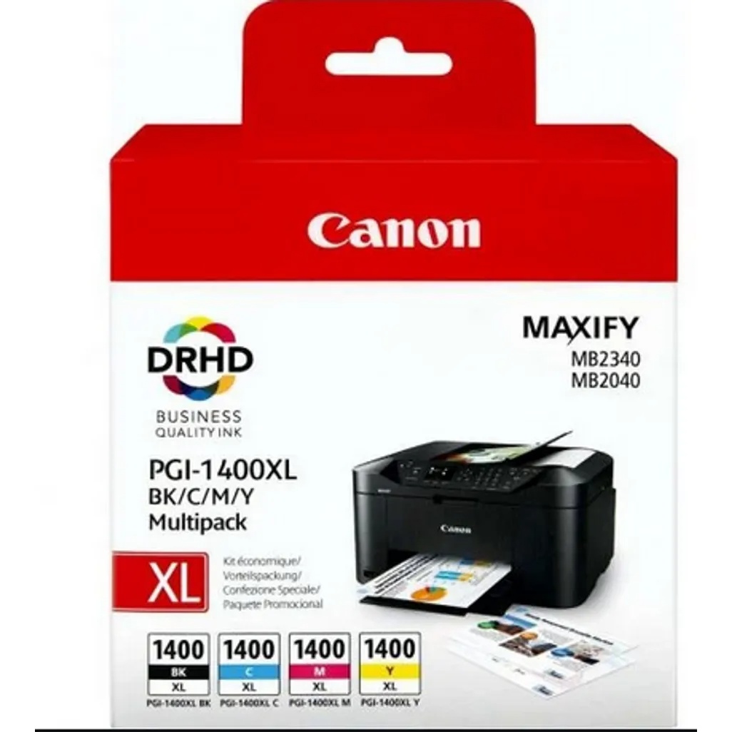 Ink Cartridges - Canon Ink XL Multipack PGI-1400XL-BK/C/M/Y was listed ...