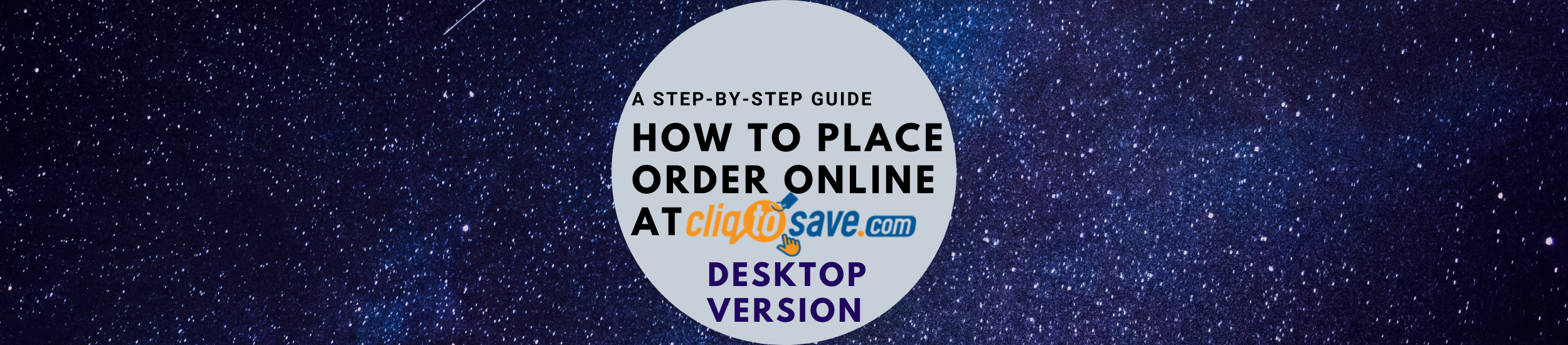 How to Place Order at Cliqtosave (Desktop Version)