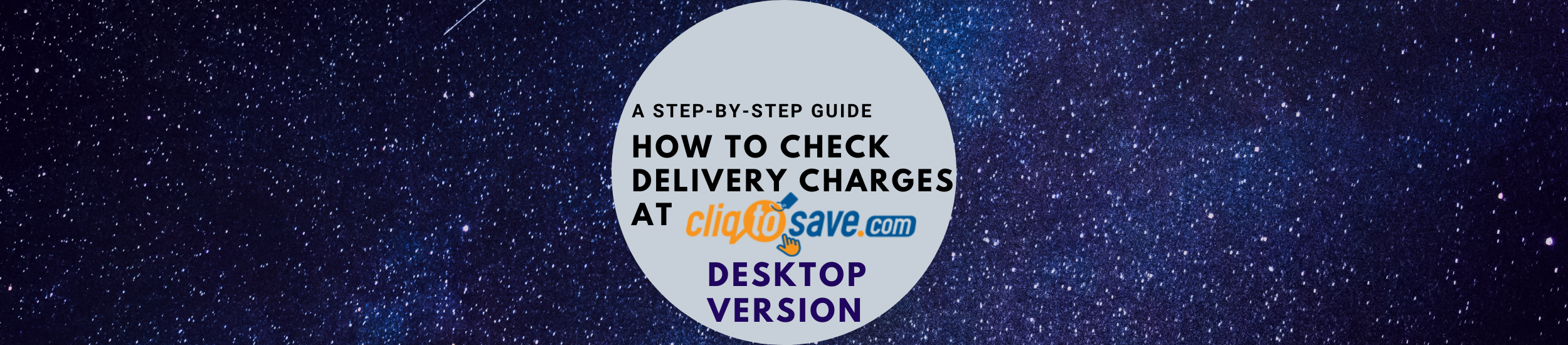 How to Check Delivery Charges (Desktop Version)